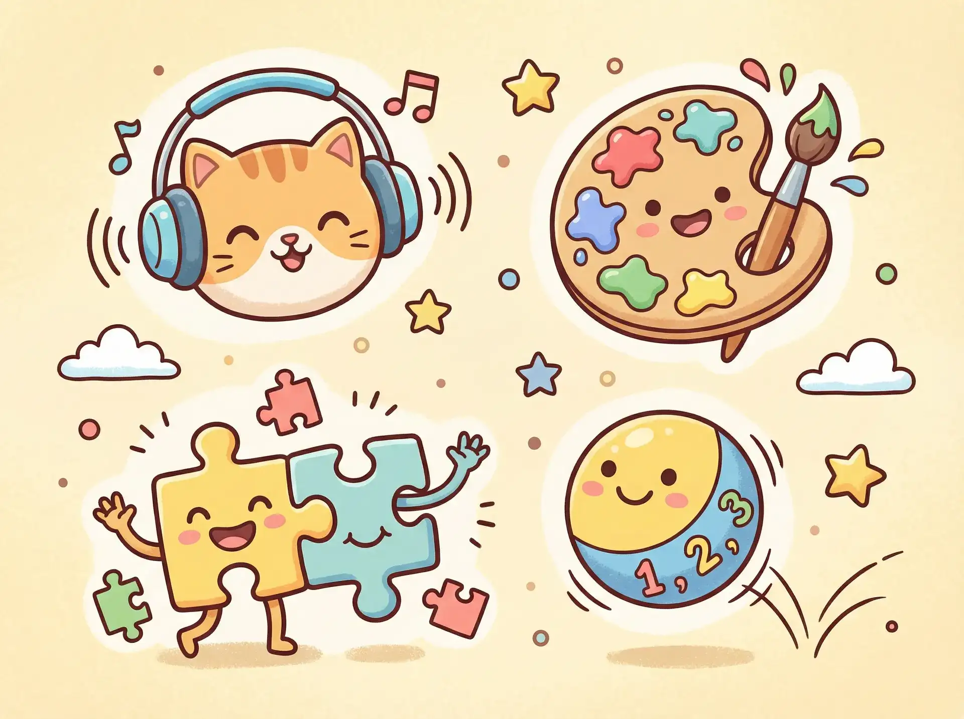 小朋友的手工作品 - 做爱 益智创作